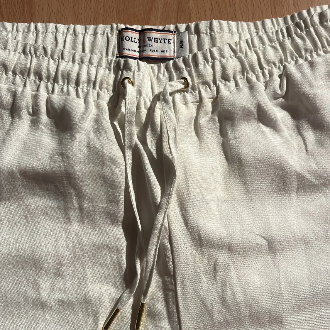 Vita linnebyxor Holly & Whyte S - 1