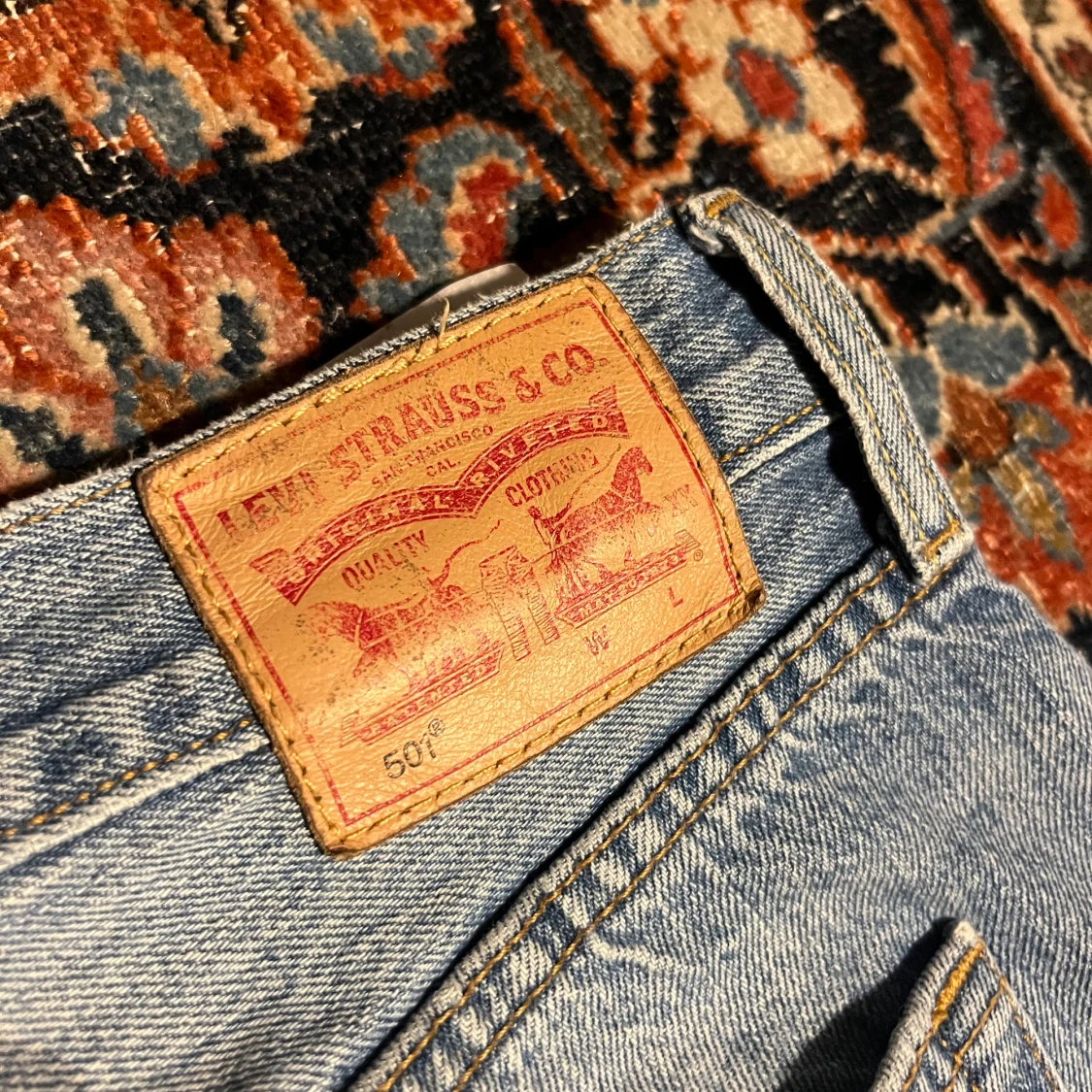 Vintage Levis 501 patchwork - 1