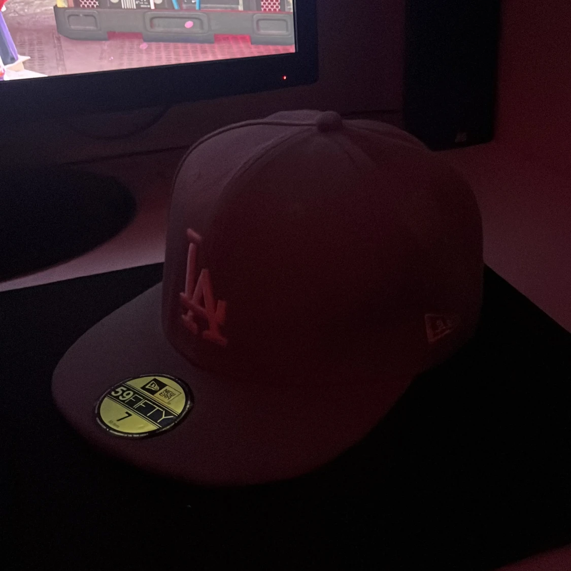 Grå New Era 59FIFTY LA keps - 4