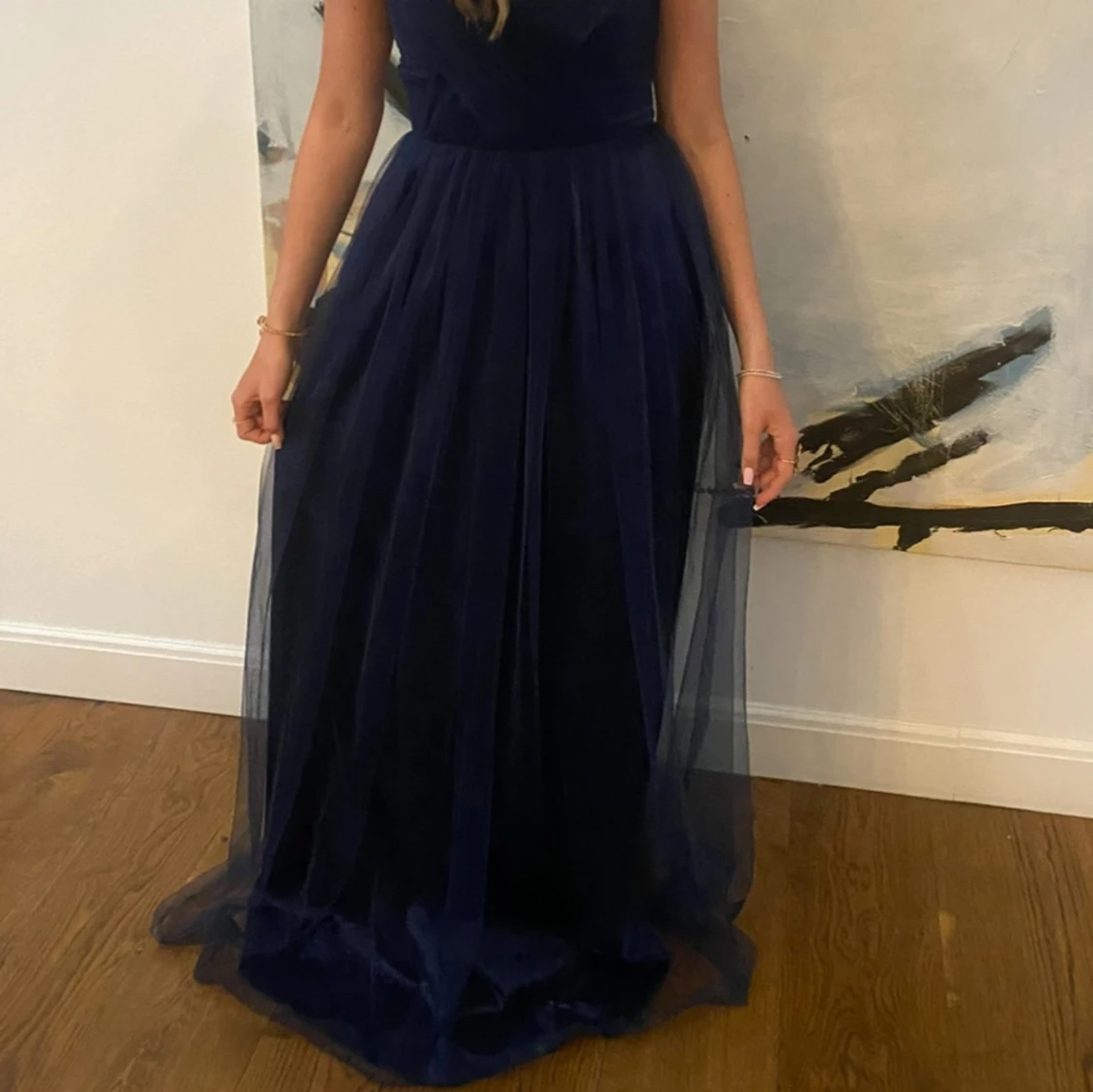 Marinblå långklänning Marri Marri - 2