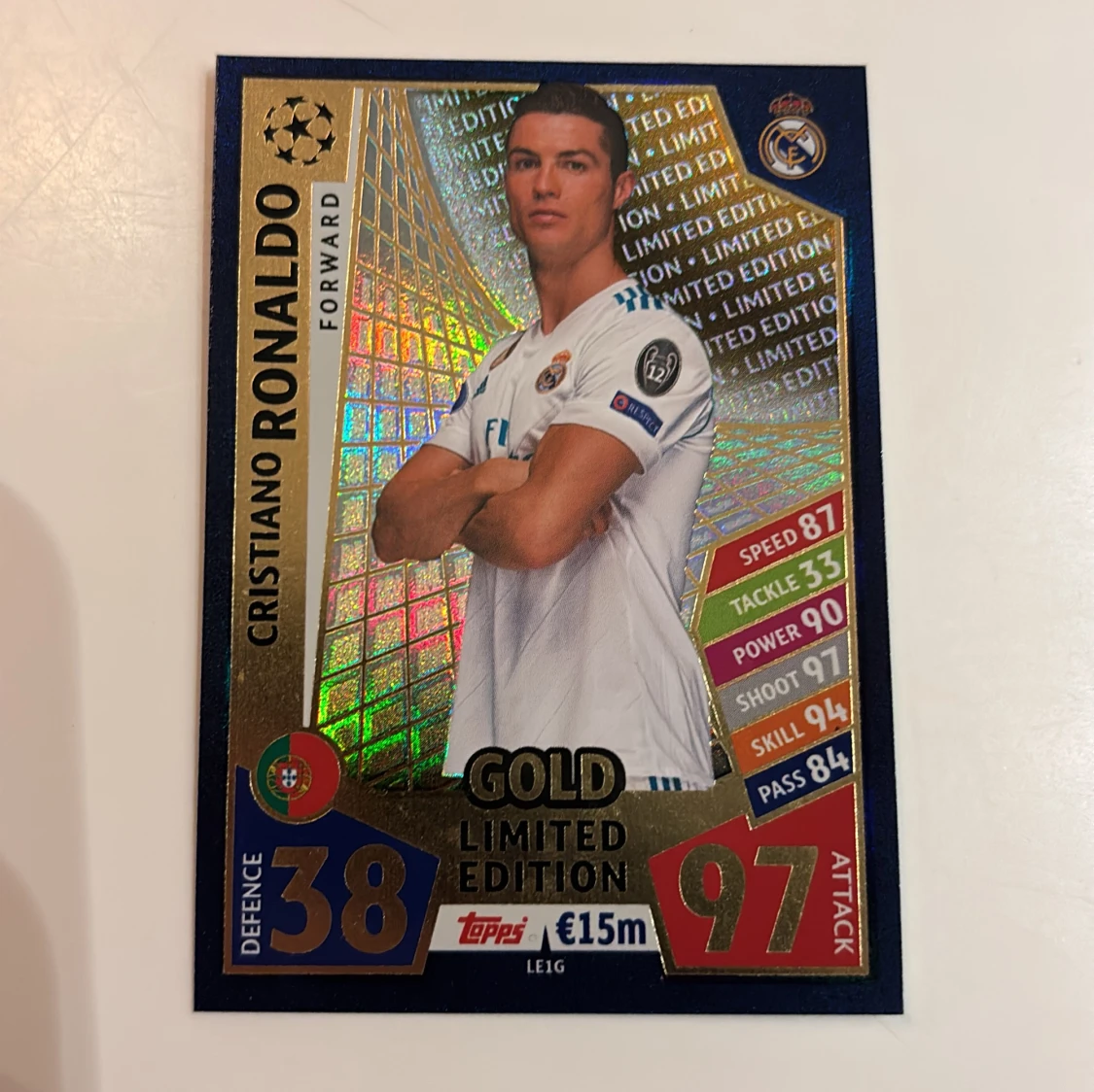 Cristiano Ronaldo Limited Edition Samlarkort - 3