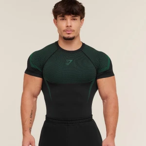Gymshark Onyx 5.0 Seamless Tshirt- Muscle fit  - Säljer denna compression Shirt den Gymshark i nyskick med taggar. Självklart äkta med bevis! Köpt från det nyaste droppet!✨ storlek Medium|| vid fler frågor hör av dig 