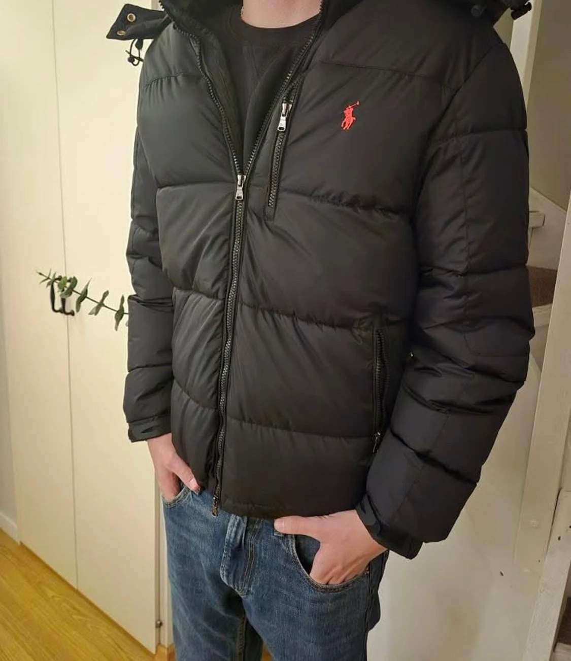 Svart pufferjacka från Polo Ralph Lauren - 1