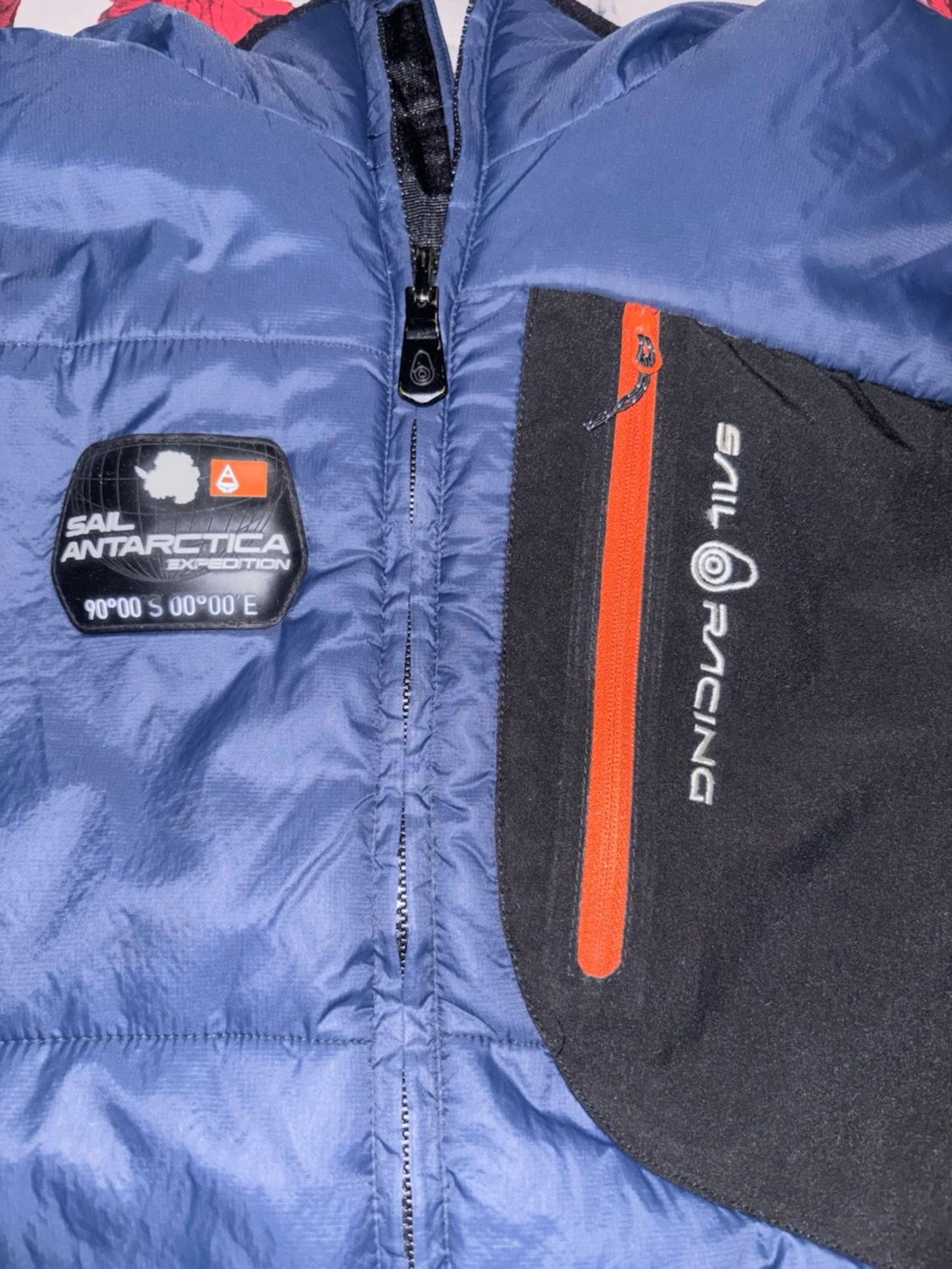 Blå Sail Racing pufferjacka med huva - 3