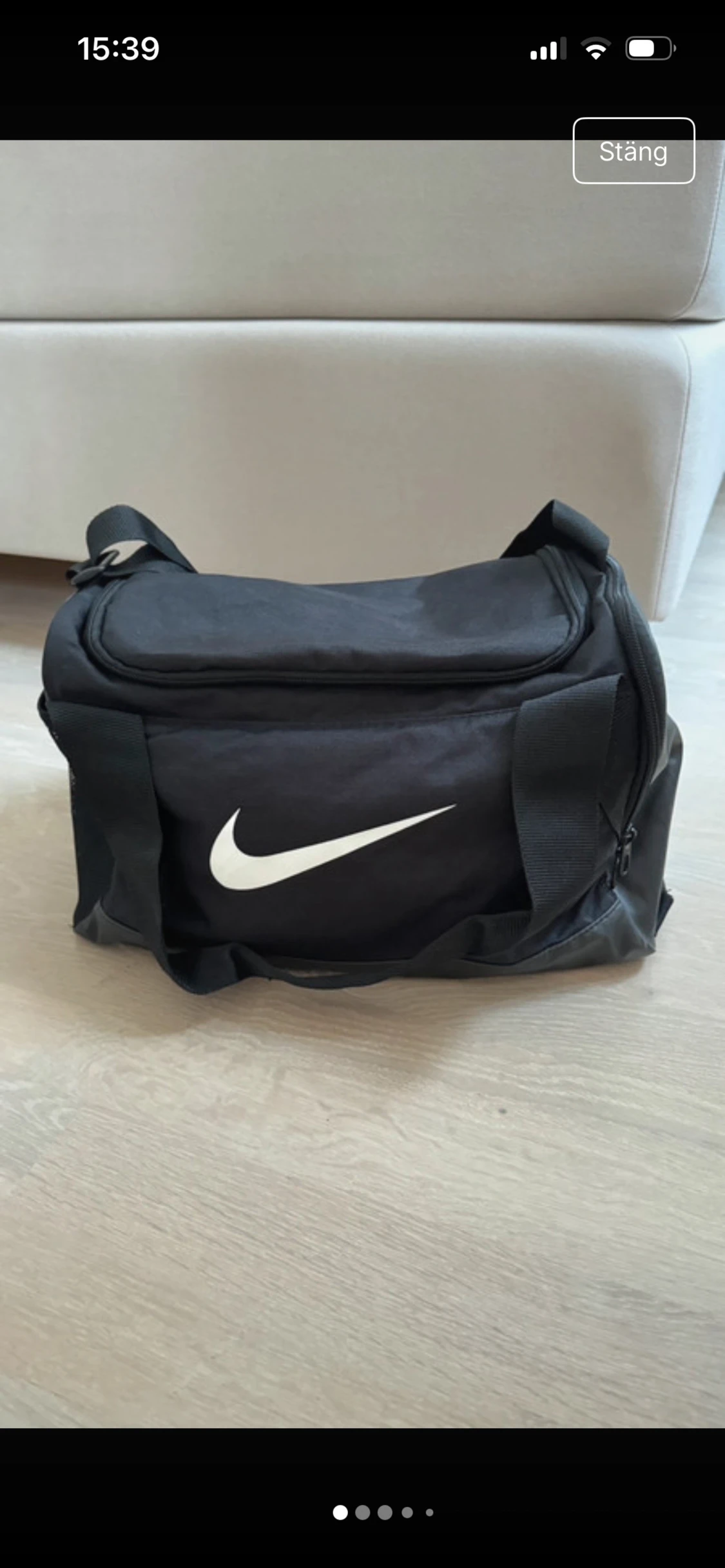 Svart träningsväska från Nike