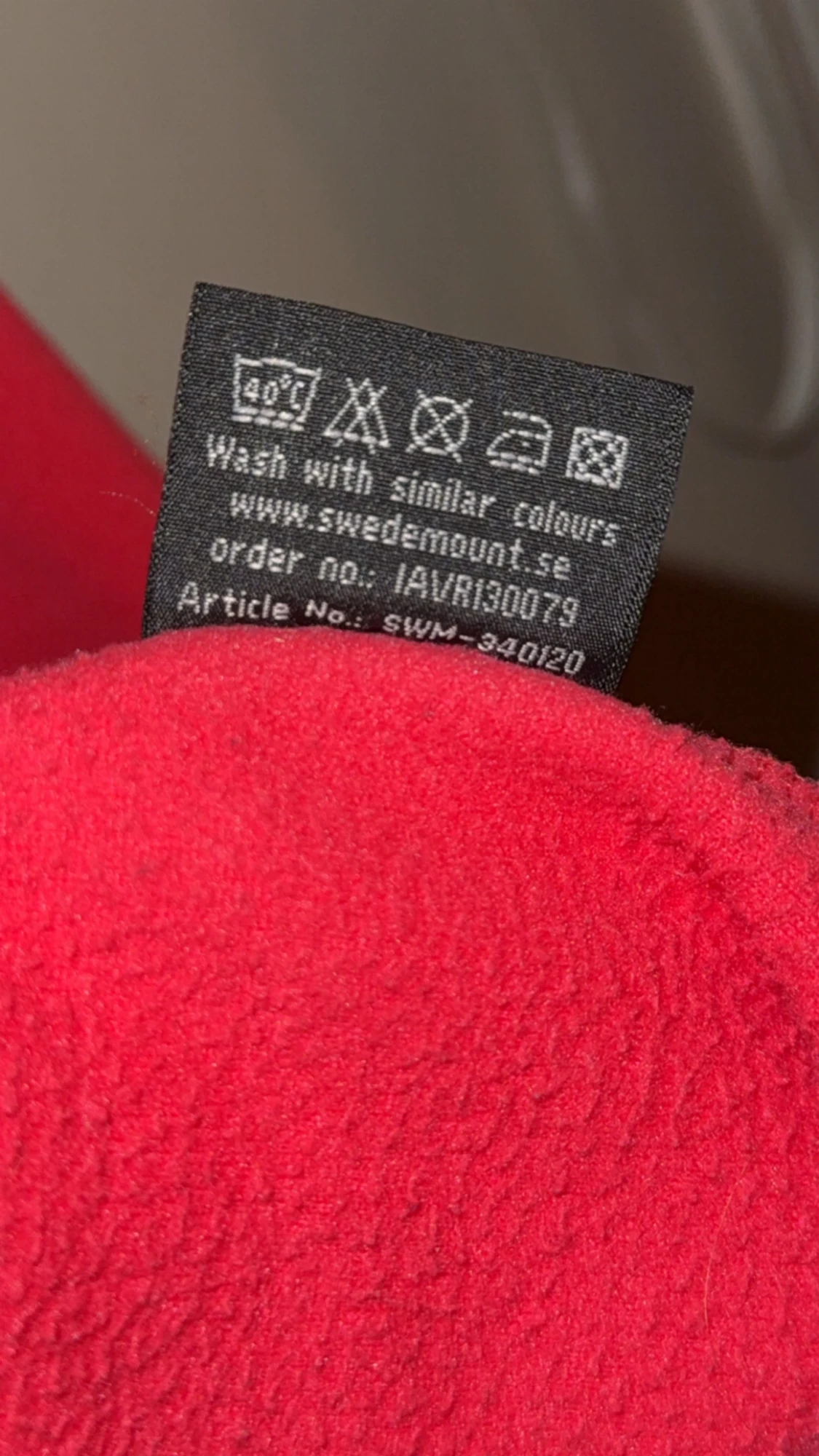 Röd fleecejacka från Swedemount - 4