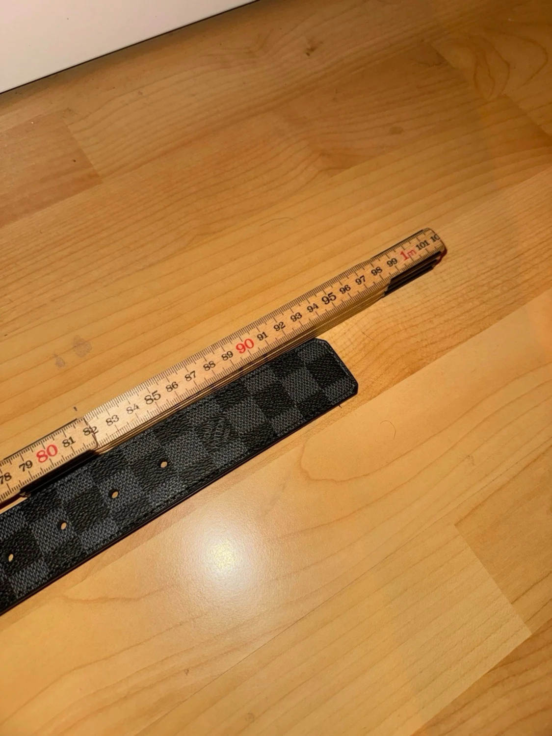 Svart bälte 95 cm - 3