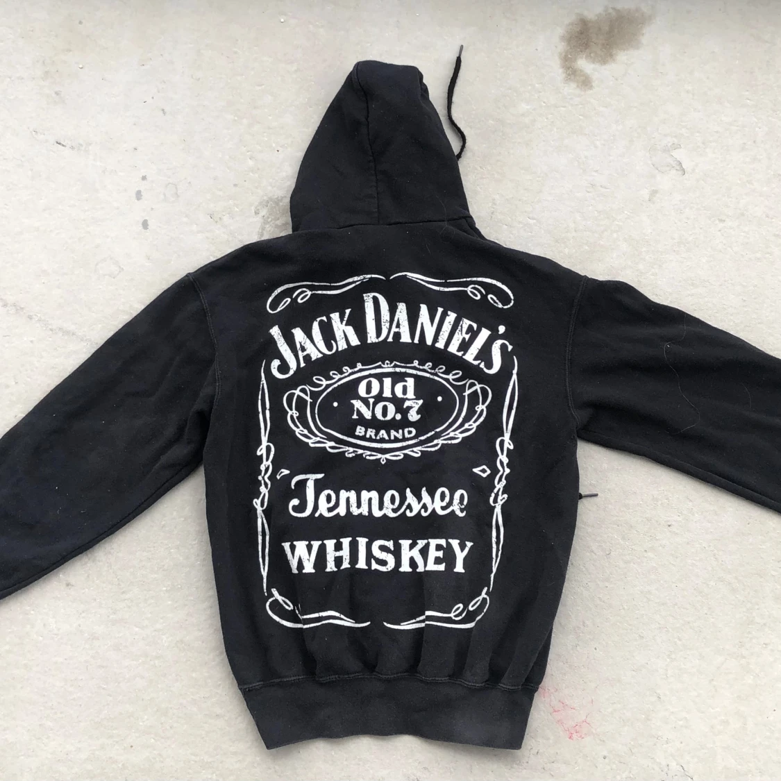 Jack Daniel's svart hoodie med tryck - 3