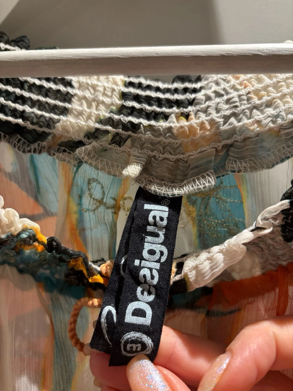 Desigual färgglad blus  - 1