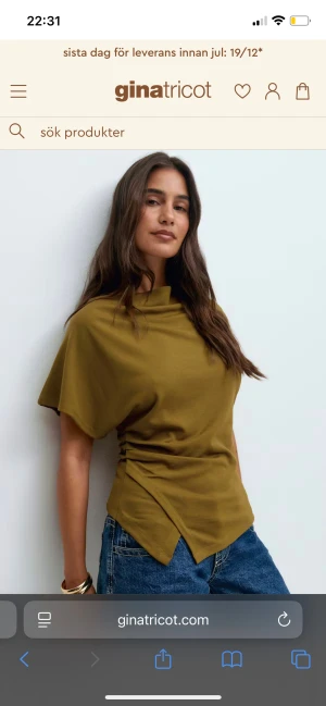 Gina tricot asymetric top - Jag har använt den några gånger men sen glömde bort att den låg i garderoben, har inga tecken på användning eller så