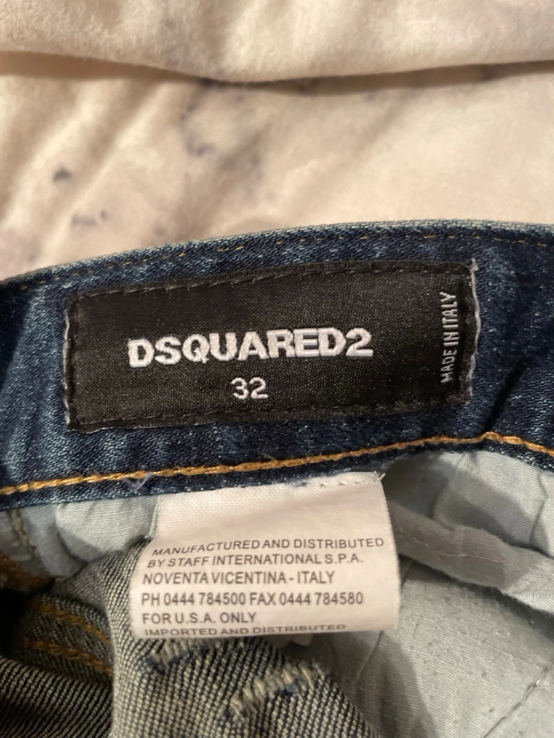 DSQUARED2 blå jeans med slitningar - 3