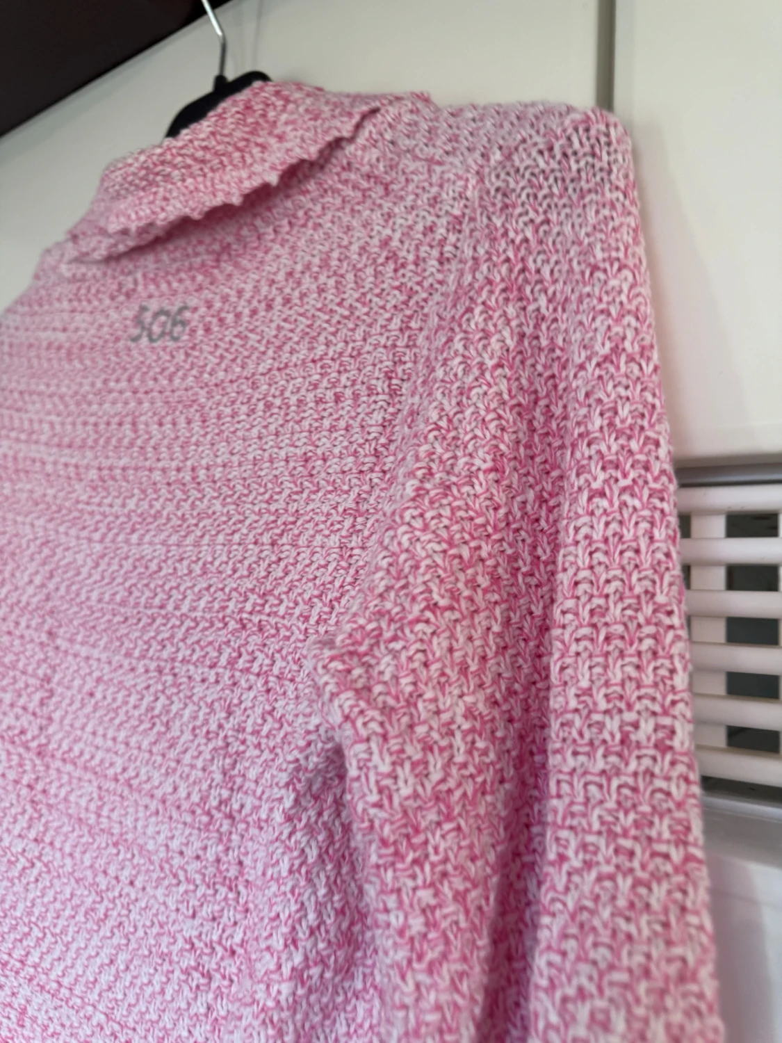 Rosa stickad kofta Odd Molly - 6