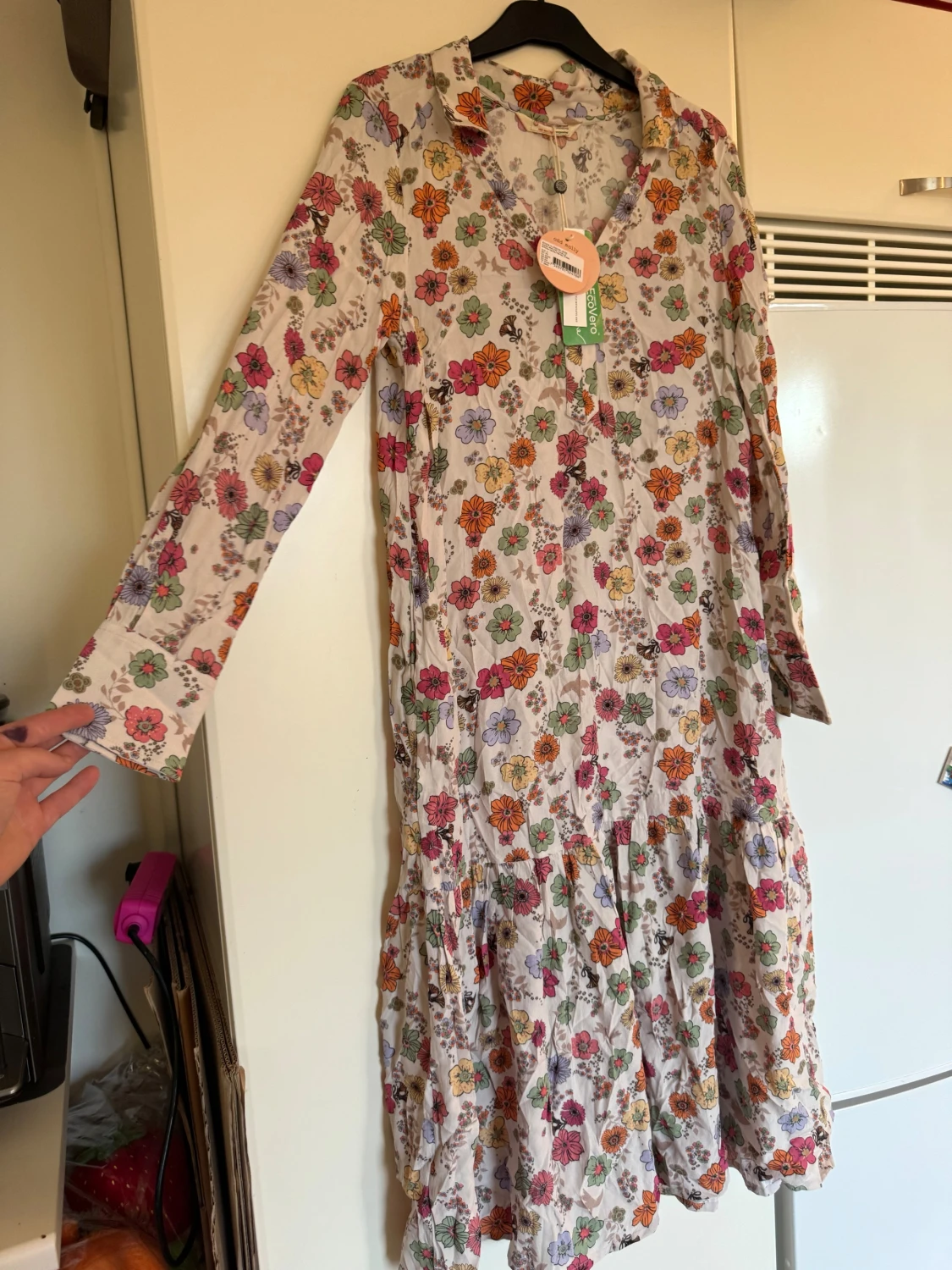 Odd Molly blommig långklänning XS - 2