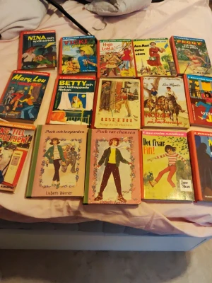 Samling av Wahlströms Flickböcker - Upptäck en färgstark samling av klassiska ungdomsböcker från Wahlströms Flickböcker! Här finns spännande äventyr, vänskap, mysterier och roliga berättelser som passar perfekt för dig som gillar nostalgi och lättlästa historier.