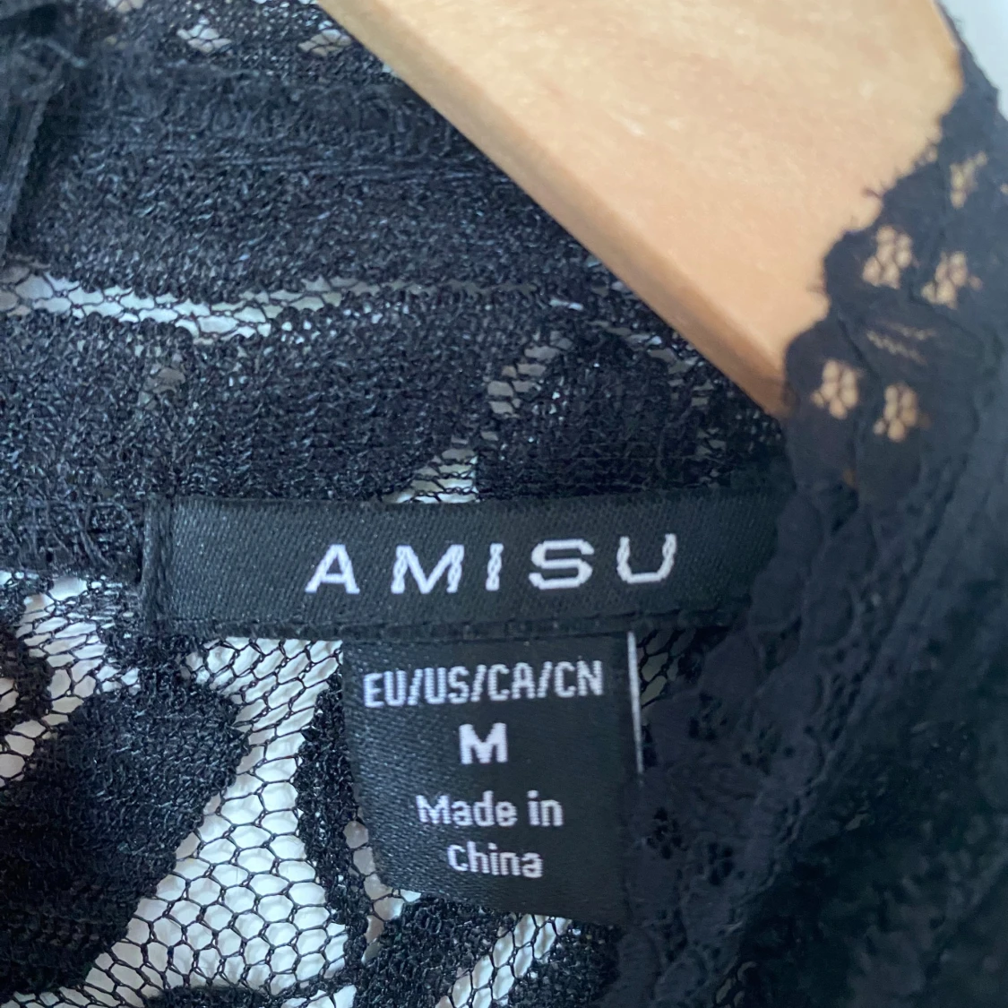 Svart spetstop från Amisu - 3