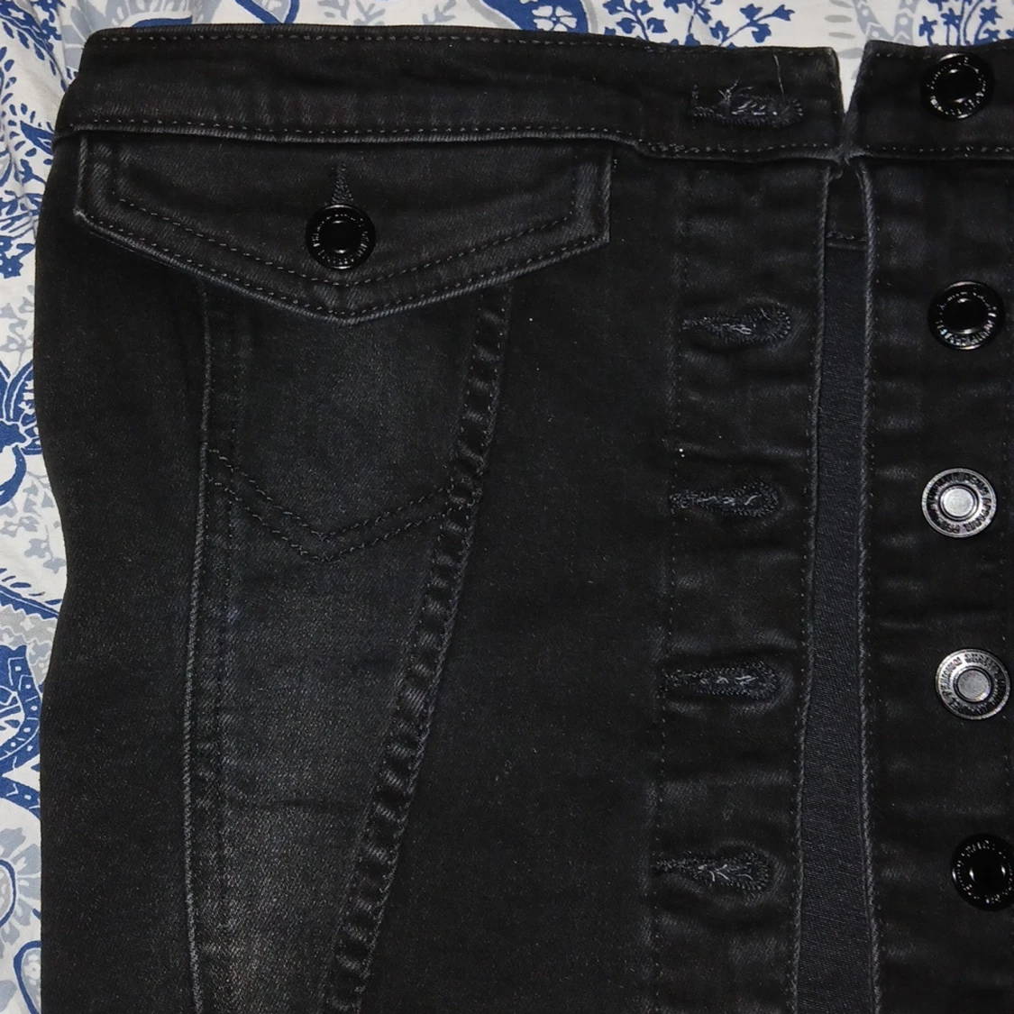 Svart jeanstoppl från Vero Moda - 1