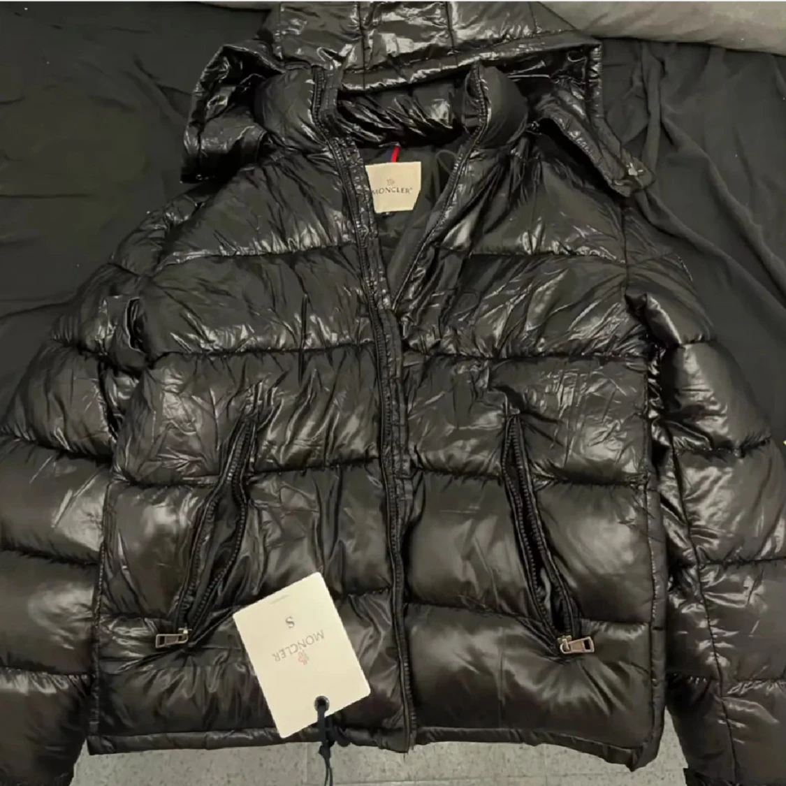 Svart dunjacka från Moncler+NFC tag - 4