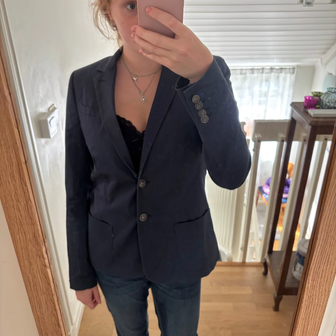 Mörkblå kavaj från Tommy Hilfiger