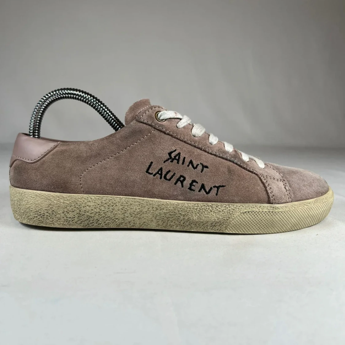 Saint Laurent mocka sneakers brun - 2