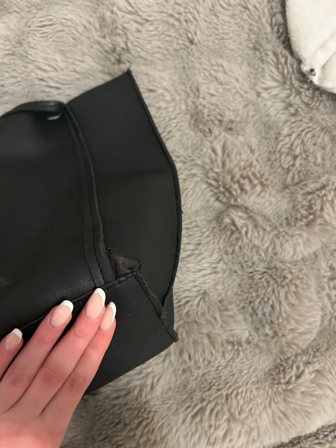 Svart skolväska i syntet - 5