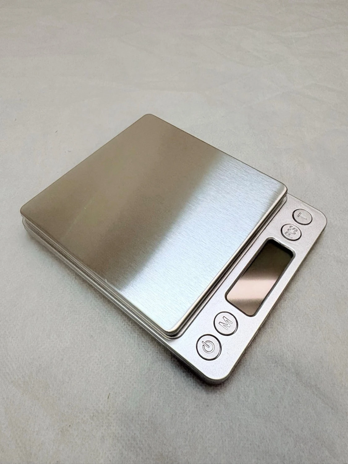 Digital köksvåg i rostfritt stål