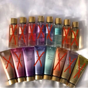 SÖKER!! - Victoria's Secret body mist & Lotions - Söker olika Victoria's Secret body mists och lotions speciellt dessa, 250ml. (ENDAST dom på bilden).