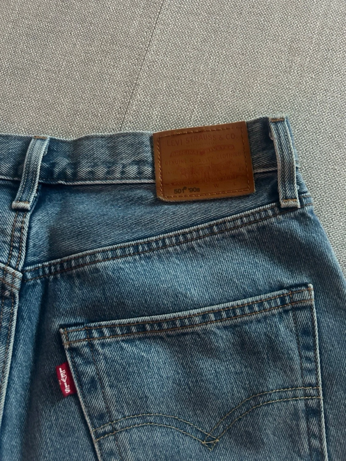 Levi's 501 ljusblå jeans straight fit - 3