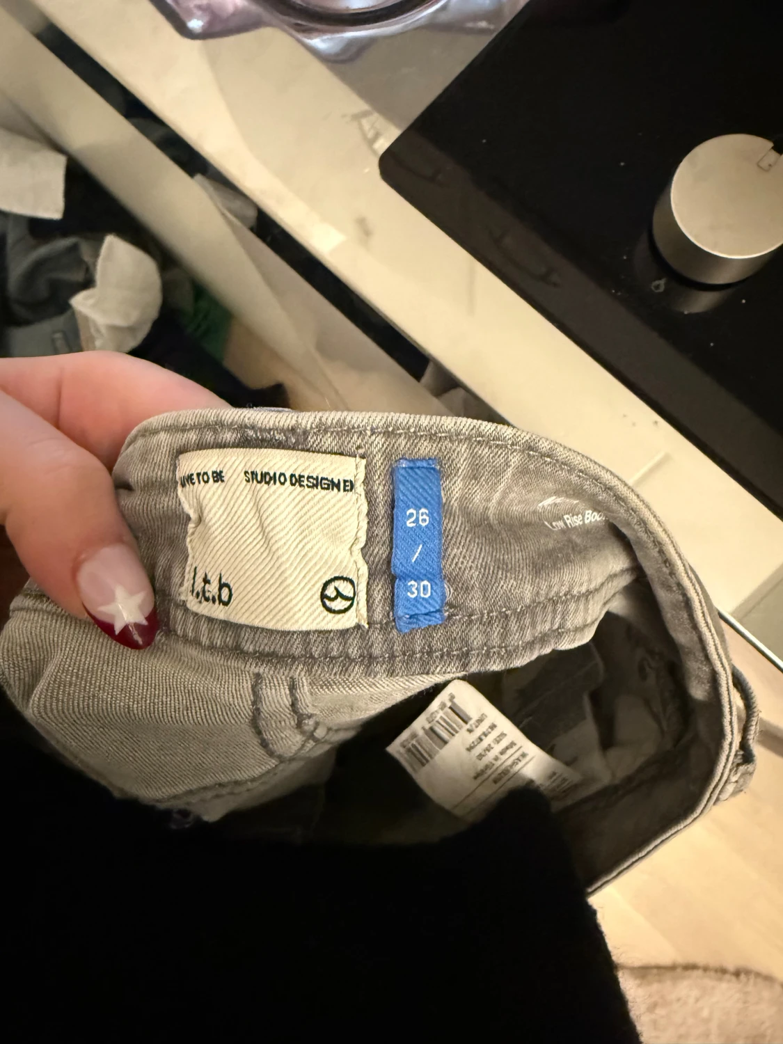 Grå bootcut jeans från LTB, 26/30 - 3