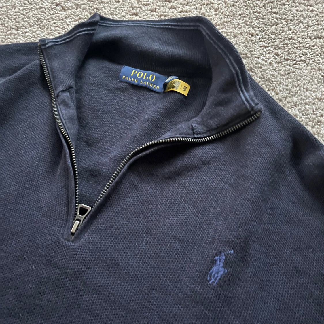Marinblå half zip tröja Polo Ralph Lauren - 2