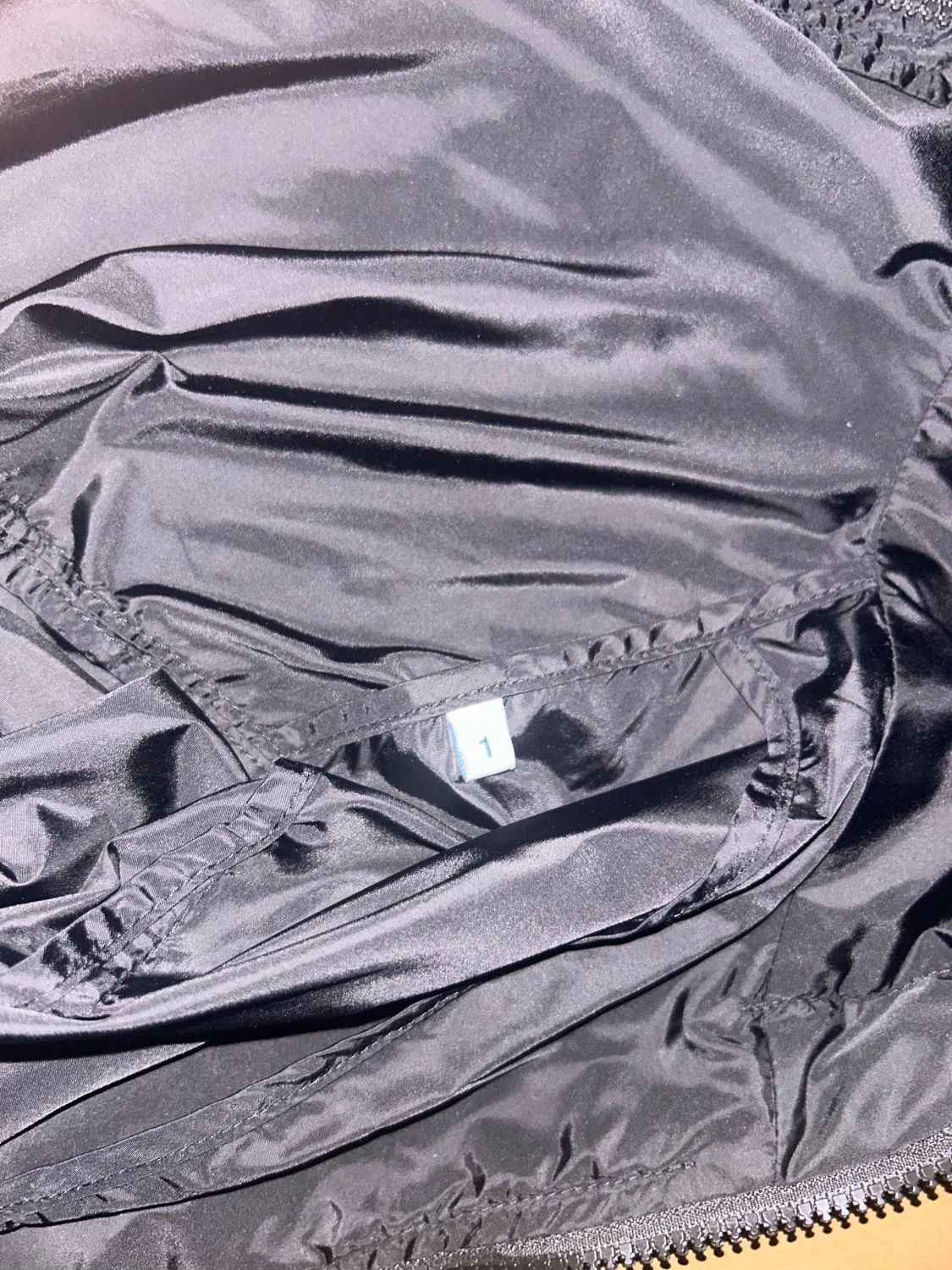 Svart windbreaker - 4