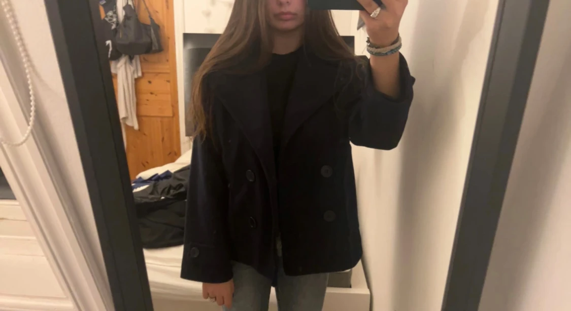 Mörkblå kappa - Design by si - 1