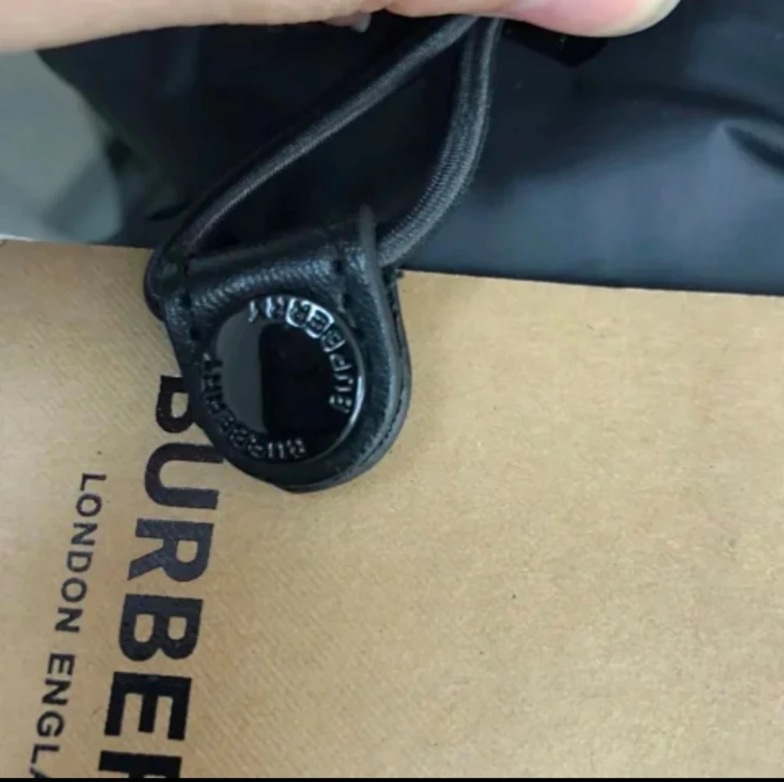 Svart burberry jacka  - 2