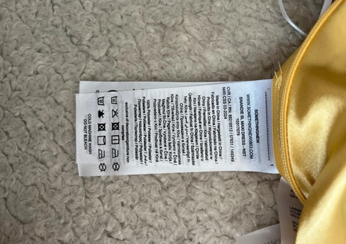 Gul långklänning - 5