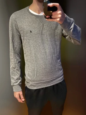Grå sweatshirt från Replay - Grå sweatshirt från Replay med diskret svart logga på bröstet. Storleken är S men passar även Xs skulle jag säga. Skicket är mycket bra och jag svarar gärna på era frågor 😀 