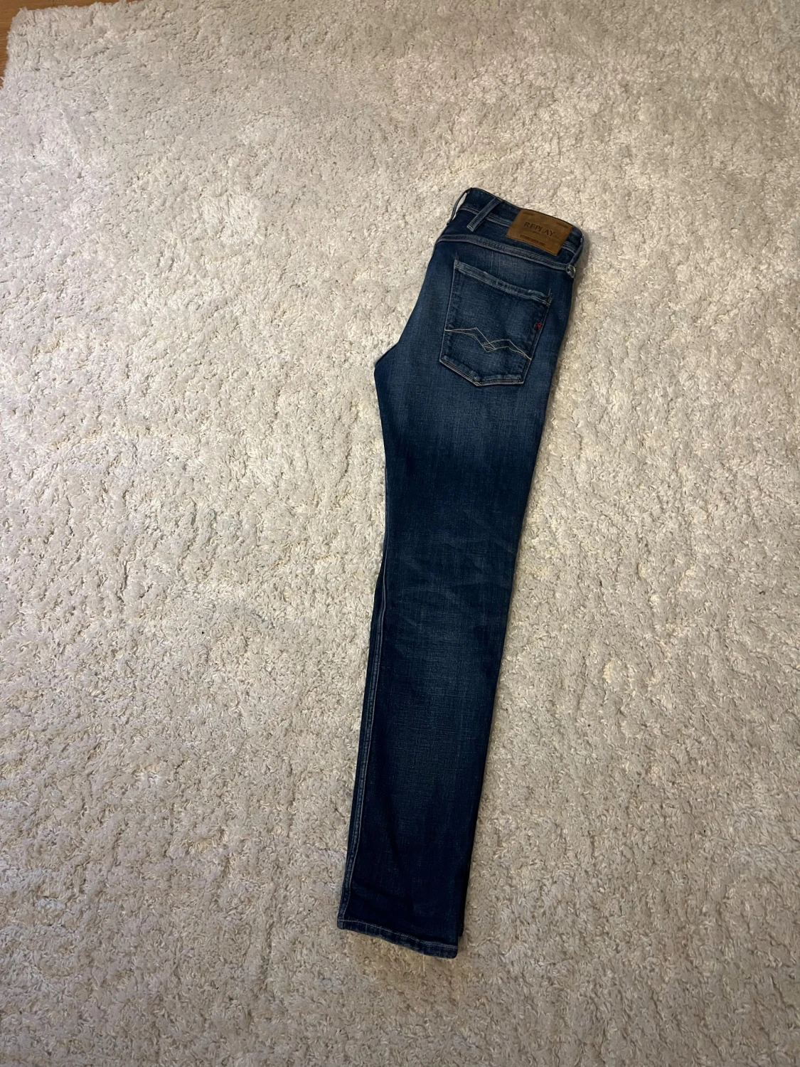 Replay Anbass mörkblå jeans - 1