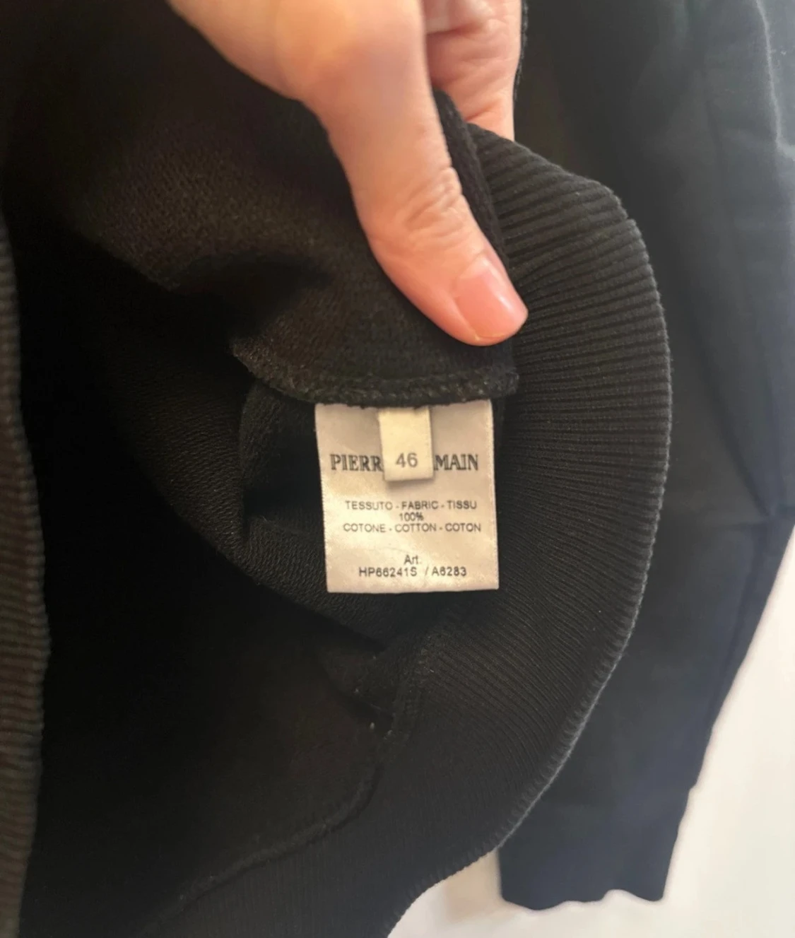 Svart sweatshirt Pierre Balmain - 2