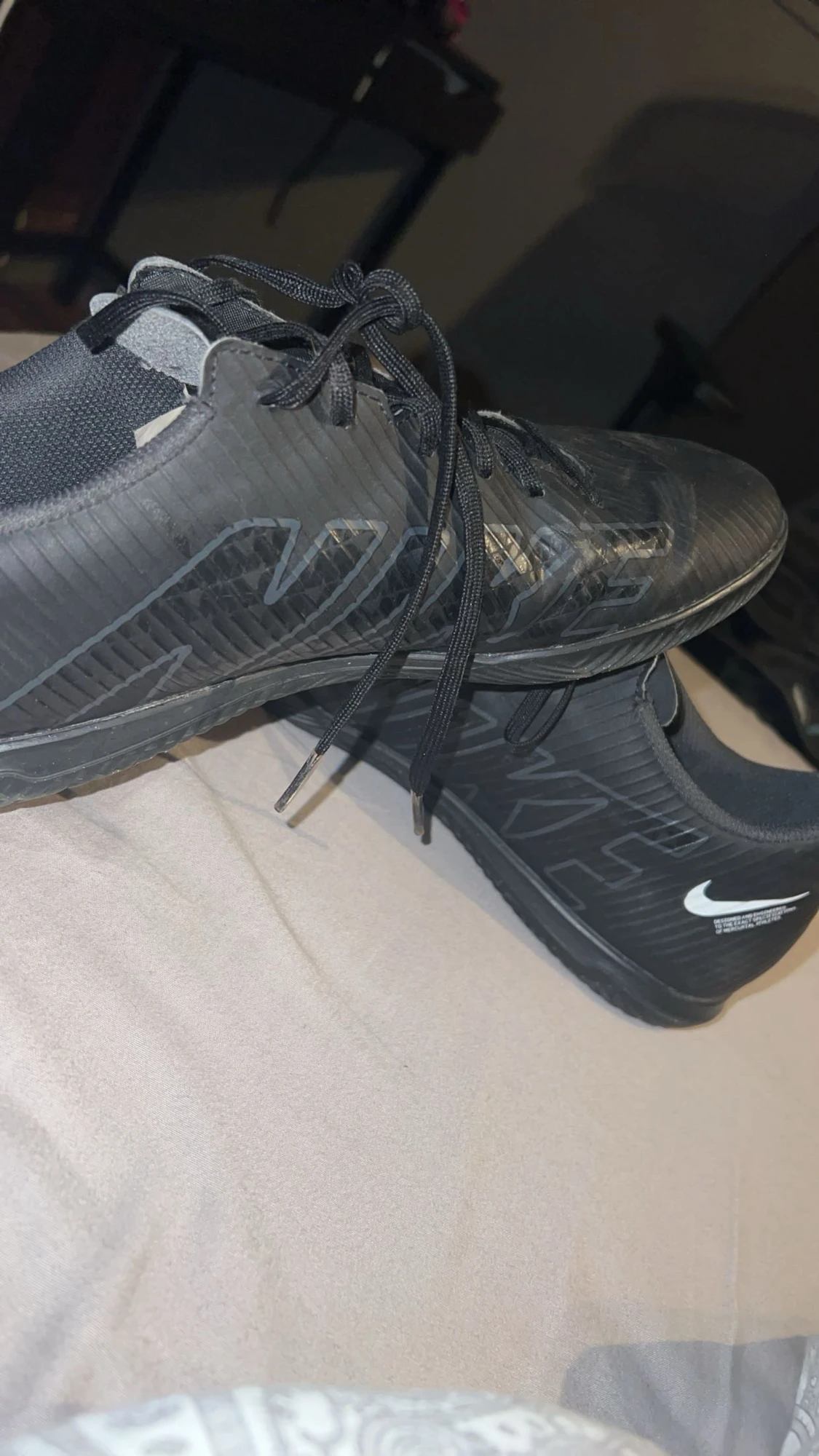 Svarta Nike Mercurial fotbollsskor - 2