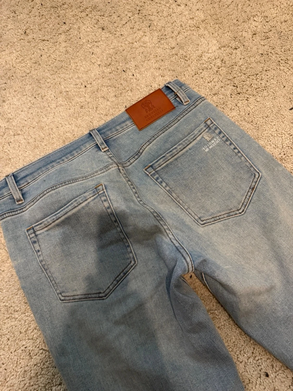 Ljusblå jeans från Brunello Cucinelli  - 2