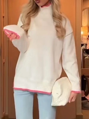 Mest me there vit polo tröja  - Aldrig använd💓Jättemjuk