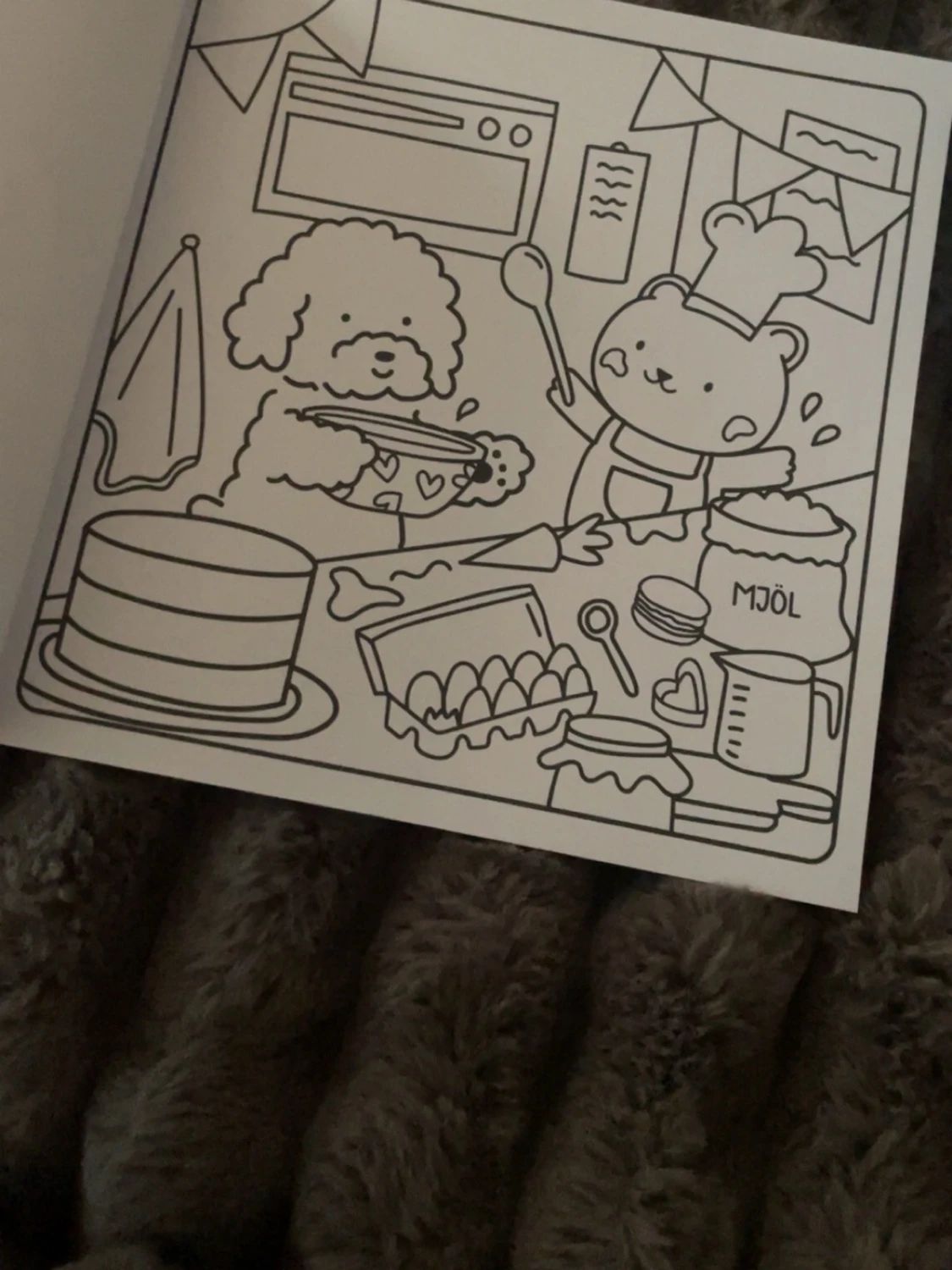 Virala pennor & målarbok ”cozy”  - 3