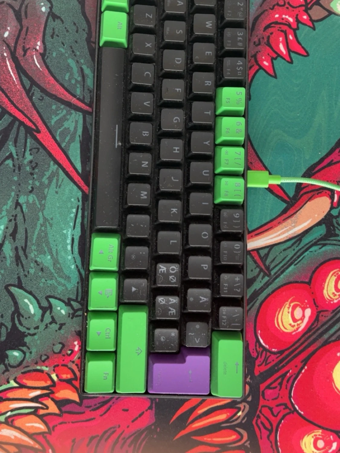 Tangentbord,mus och musmatta  - 1