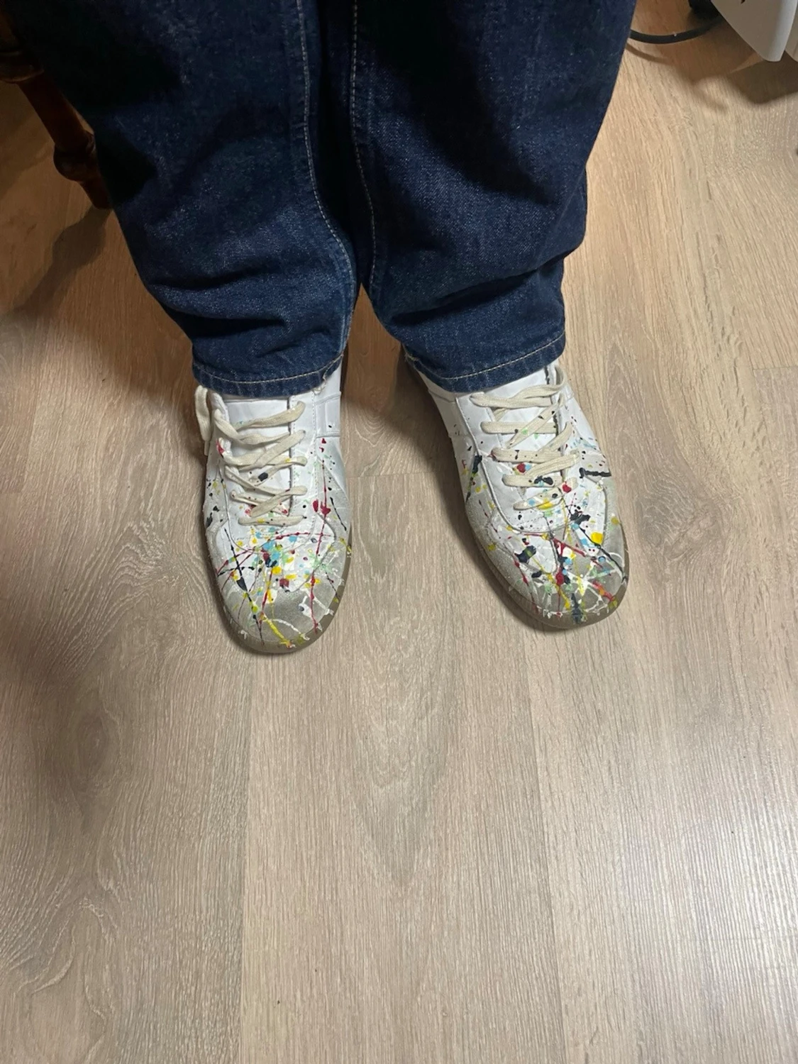 Maison margiela paintsplatter gats - 4