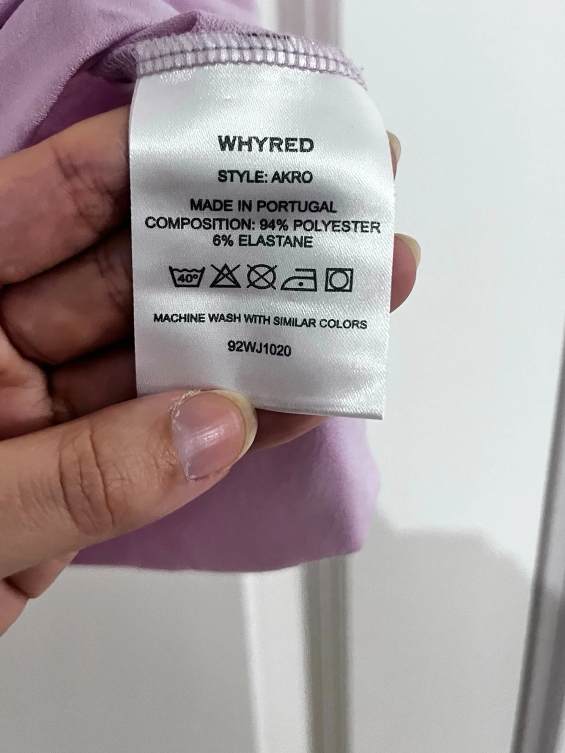 Ljuslila linne från Whyred - 2