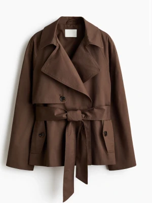 Trenchcoat H&M - Slutsåld brun trenchcoat från hm i storlek xs