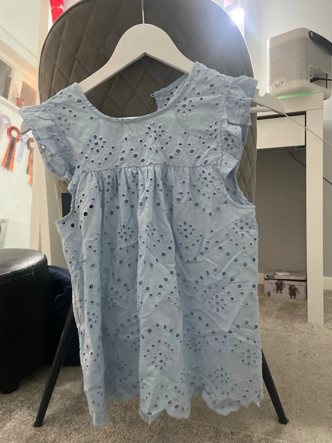 Ljusblå spets tröja💗