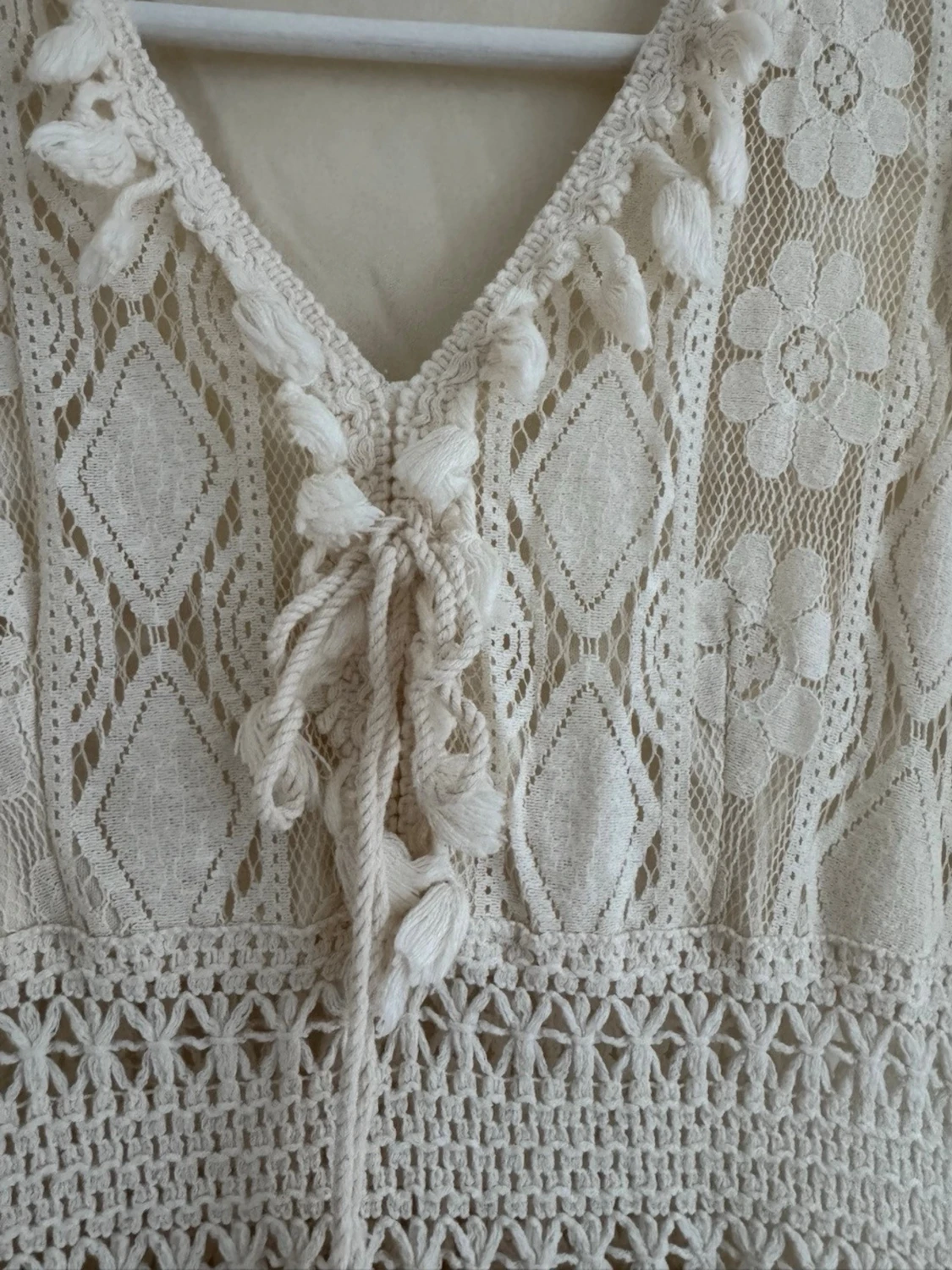 Spetsklänning med snörning - 2