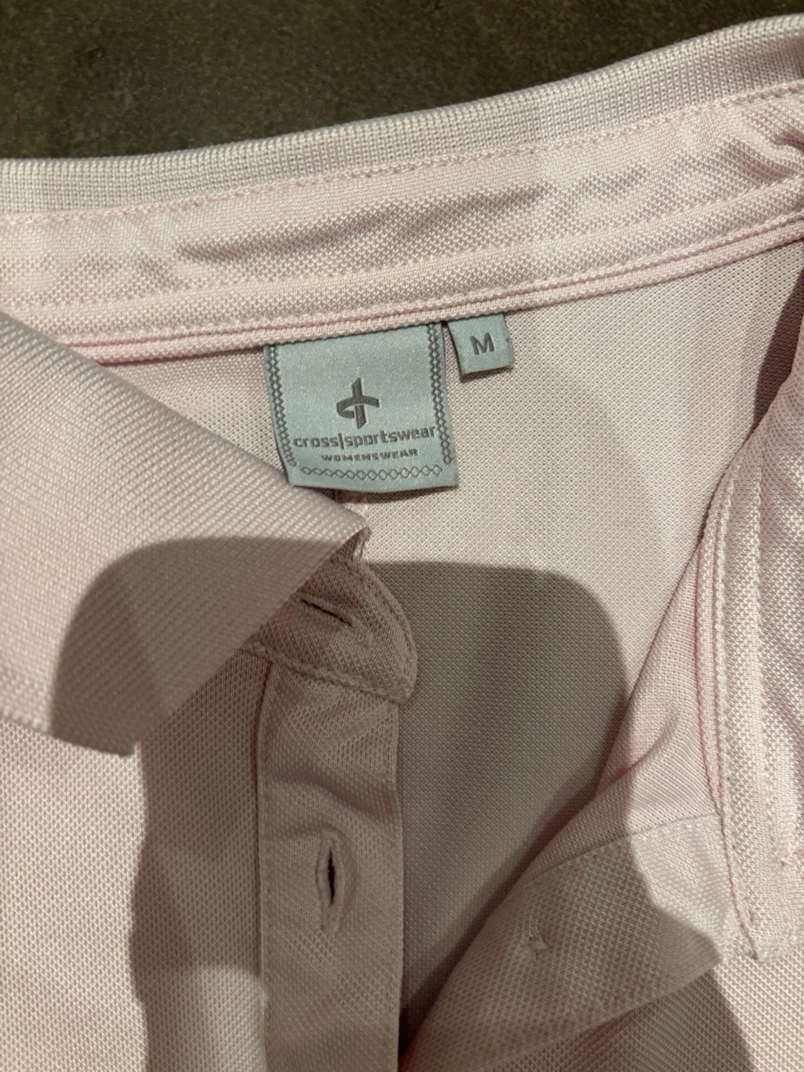 Ljusrosa pikétopp Cross Sportswear M - 1