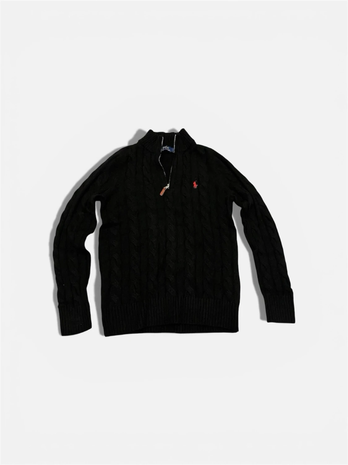 Svart stickad tröja Polo Ralph Lauren