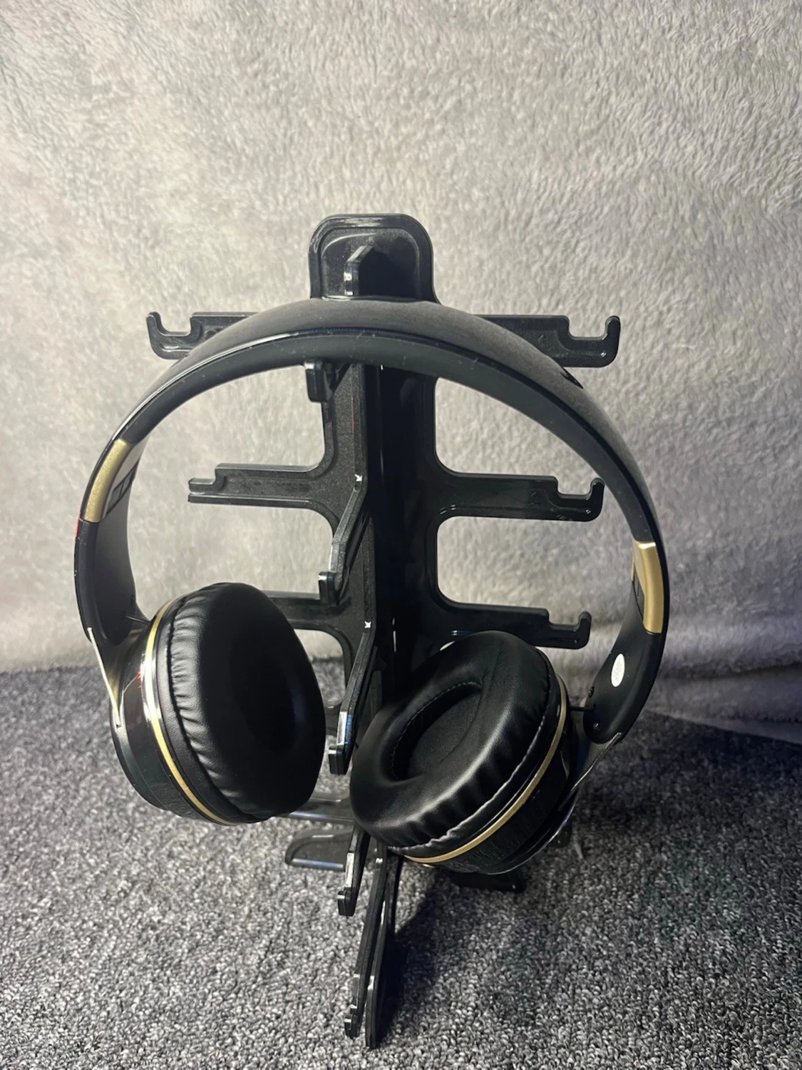 Svarta trådlösa over-ear hörlurar - 1