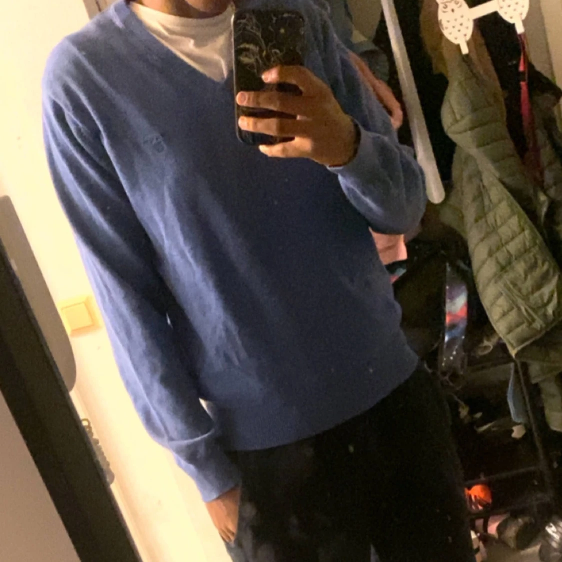 Blå v-ringad tröja från Gant